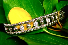 Bracelet extensible diamants, or blanc 18K